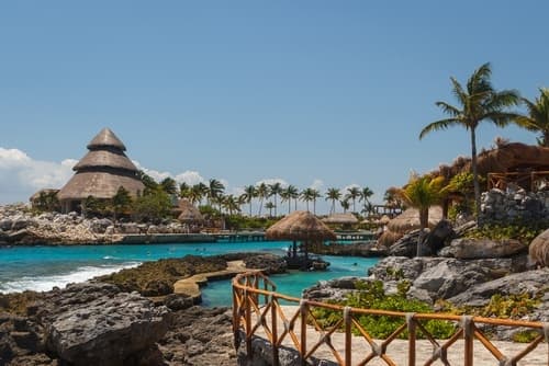panoramic view of xcaret park, Cancun