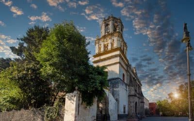 Church in Coyoacan, Mexico