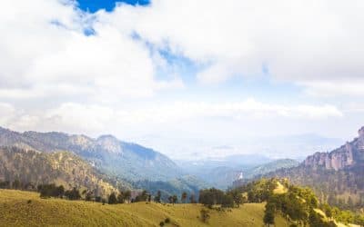 Panoramic view of the Chalco Valley