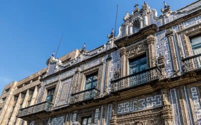 Façade of the tile house