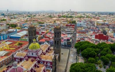 Panoramic view of Puebla