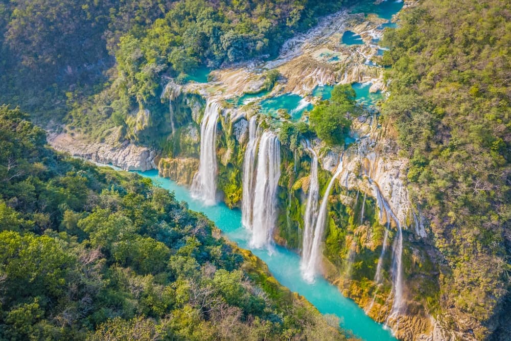 Las cascadas de la Huatesca Potosina
