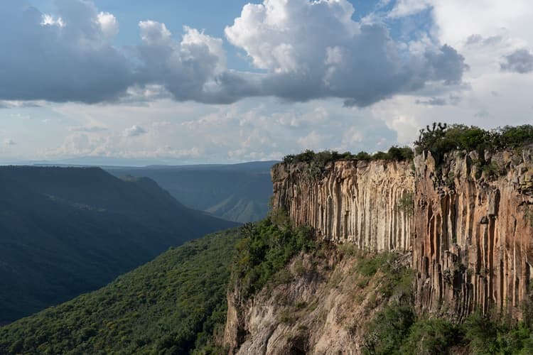 Los prismas basálticos de Santa Lucía, México