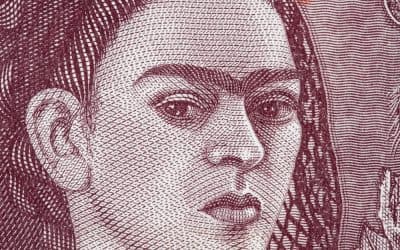 Drawing ticket Frida Kahlo