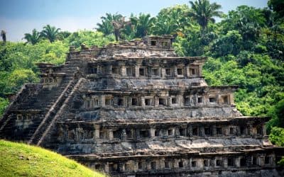 The architectural ruins of Tajin