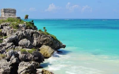 Beach near Tulum ruins