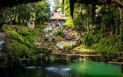 panoramic view of cenote Zací
