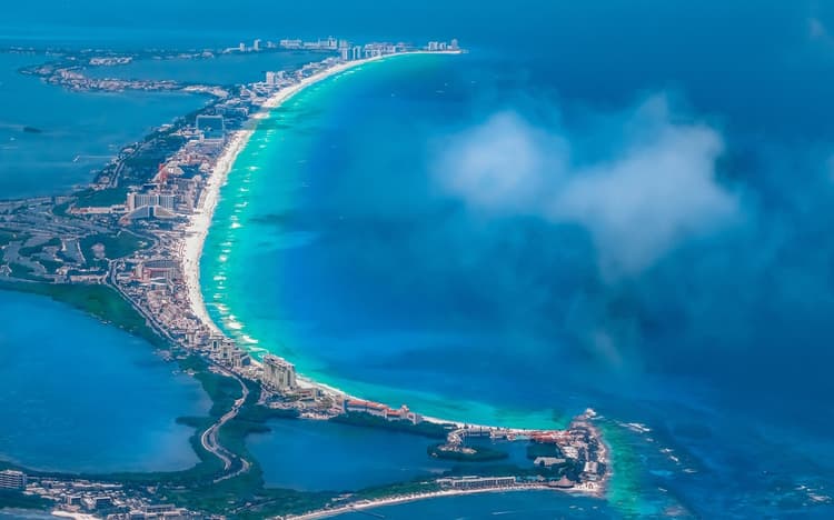 Vista panorámica tour en Cancún