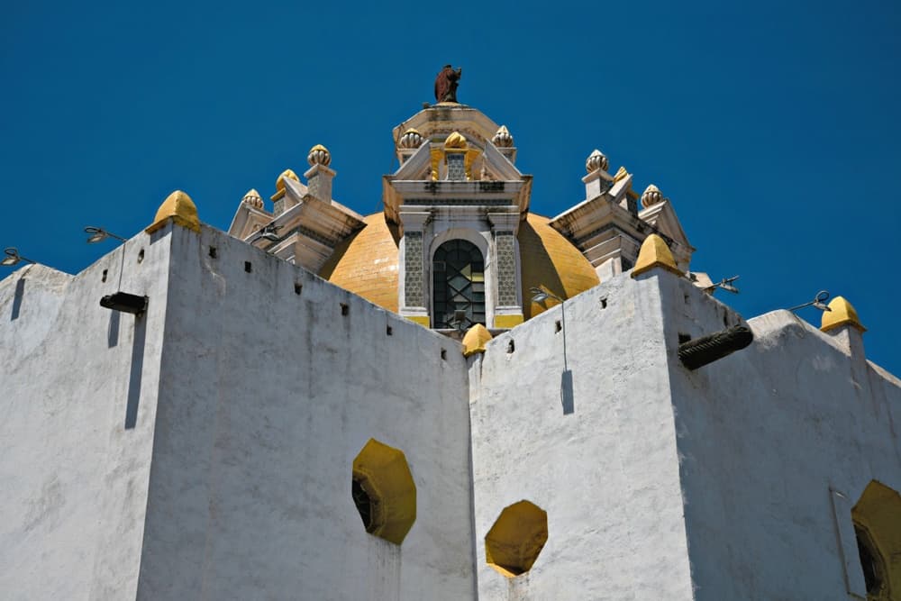 Panoramic view of Chignahuapan church