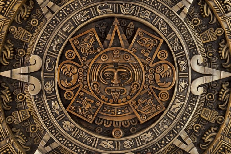 Mural pueblo azteca